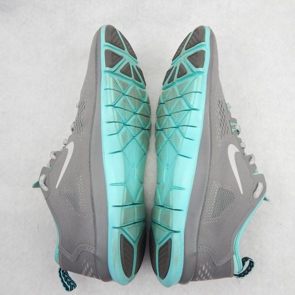 Nike Womens Free 5.0 Tr Fit 4 629496-200 Gray Mint Running Shoes Lace Up Size 8. - Picture 6 of 11